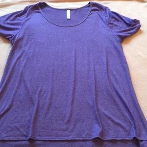 LuLaRoe Purple Classic Tee